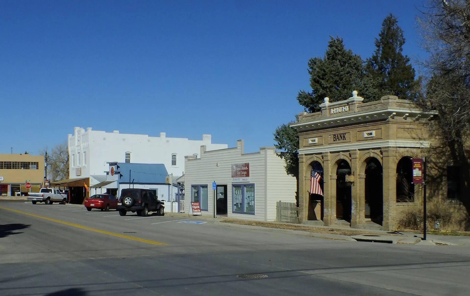 Main Street in Elizabeth, Colorado